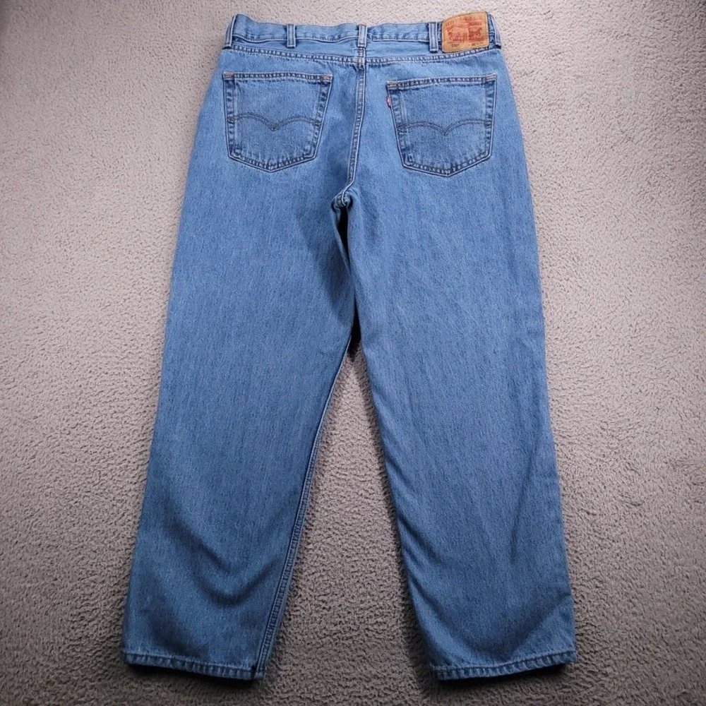 LEVIS 550 Jean Mens 36x30 (Tag 38x30) Relaxed Fit Straight Leg 100% Cotton Denim